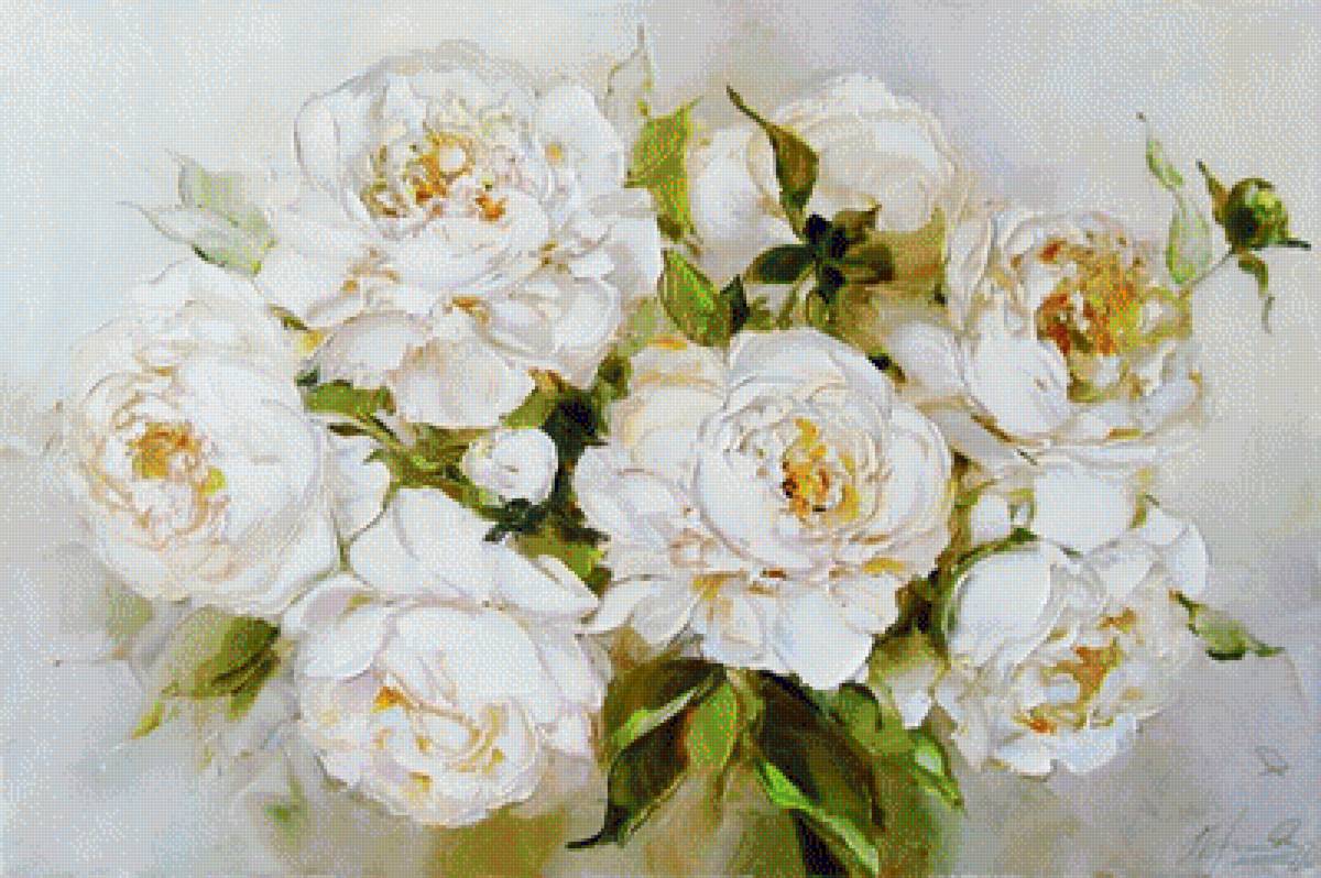 Пионы Оксаны Кравченко - картина, оксана кравченко, пионы, цветы, живопись - предпросмотр