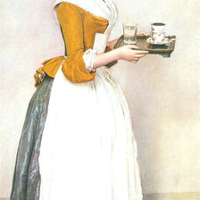 Схема вышивки «Шоколадница»