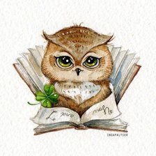 Схема вышивки «совушки»