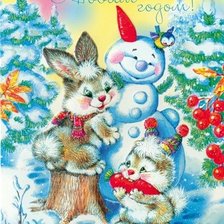 Схема вышивки «открытка В.И. Зарубина»