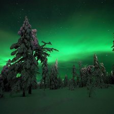 Схема вышивки «северное сияние»