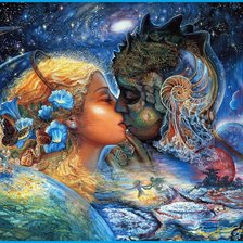 Схема вышивки «космическая любоффф»