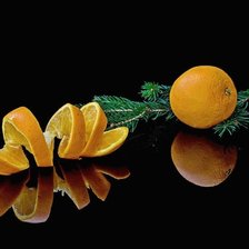 Схема вышивки «лимон»