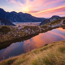 Схема вышивки «Morning Lake»