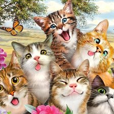 Схема вышивки «селфи»