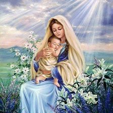 Схема вышивки «ээж хүү»