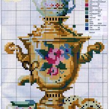 Схема вышивки «Чаепитие»