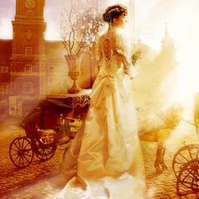 Схема вышивки «девушка»