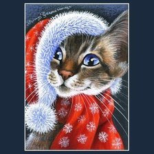 Схема вышивки «новогодняя»