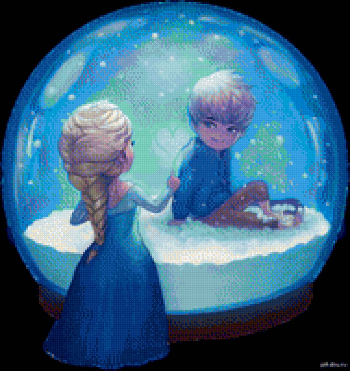 Сон - сказка, мечта, джек, эльза, новогоднее - предпросмотр