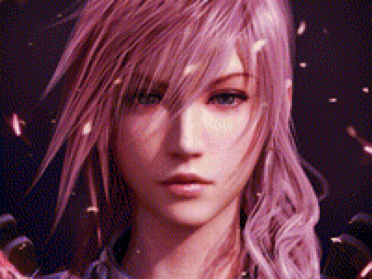 девушка-сакура - final fantasi, девушка, фэнтази, игра - предпросмотр