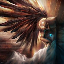 Схема вышивки «Ангел»