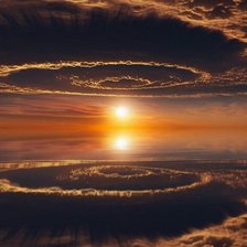 Схема вышивки «Небо»