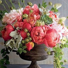 цветы в вазе