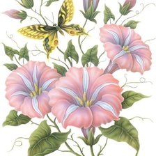 Схема вышивки «цветы»