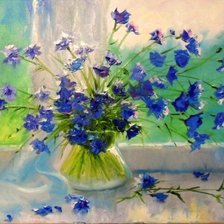 Схема вышивки «васильковое настроение»