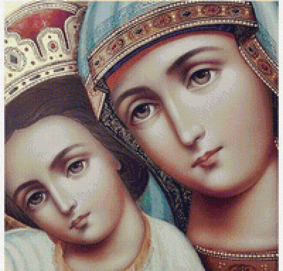 Богоматерь с младенцем - иконы - предпросмотр