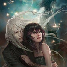 Схема вышивки «между двух огней»