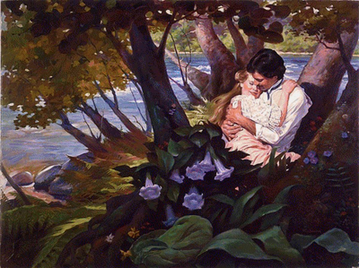 счастье в объятиях - двое, любовь, доверие, женщина, счастье, мужчина - предпросмотр