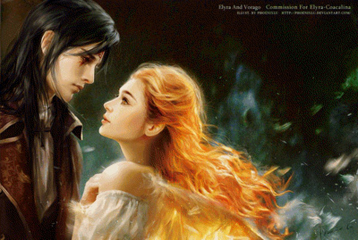 любовь вдвоем - нежность, мужчина, любовь, вечер, женщина - предпросмотр