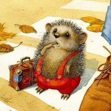 Схема вышивки «Ёжик»