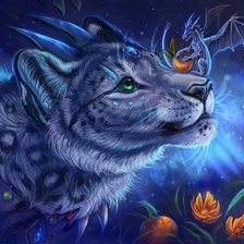 Схема вышивки «дракон»