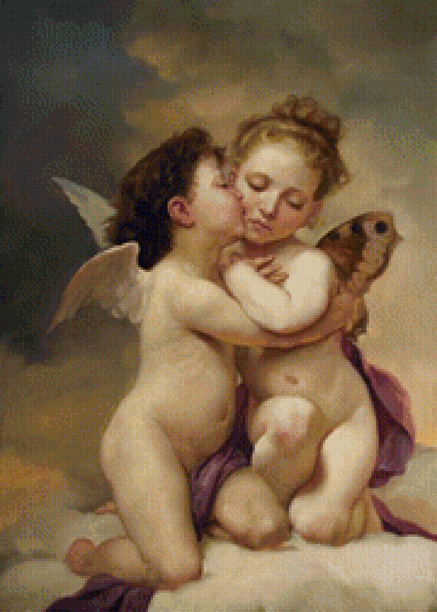 поцілунок ангелів - святі, ангели, релігія - предпросмотр