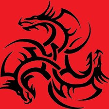 Схема вышивки «Дракон»