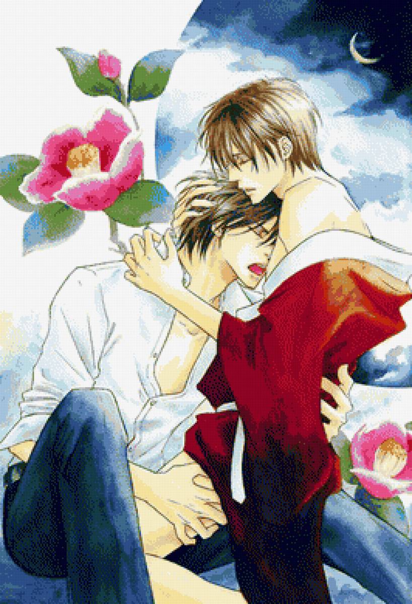 Любовь - аниме, яой - предпросмотр