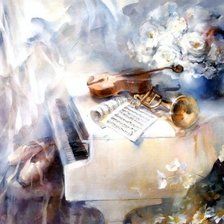 Схема вышивки «Вильям Хенрист "Вдохновение"»