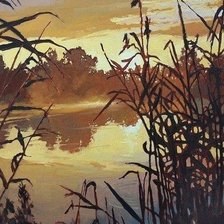 Схема вышивки «вечернее солнце - з (мини)»