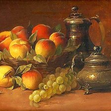 Схема вышивки «По картине худ. Julien Stappens. Натюрморт»