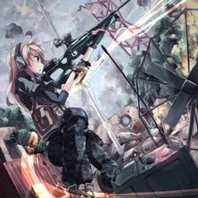 Схема вышивки «аниме»