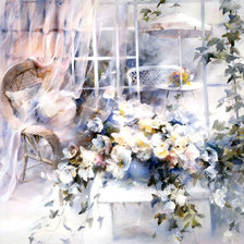 Схема вышивки «Тихий уголок»