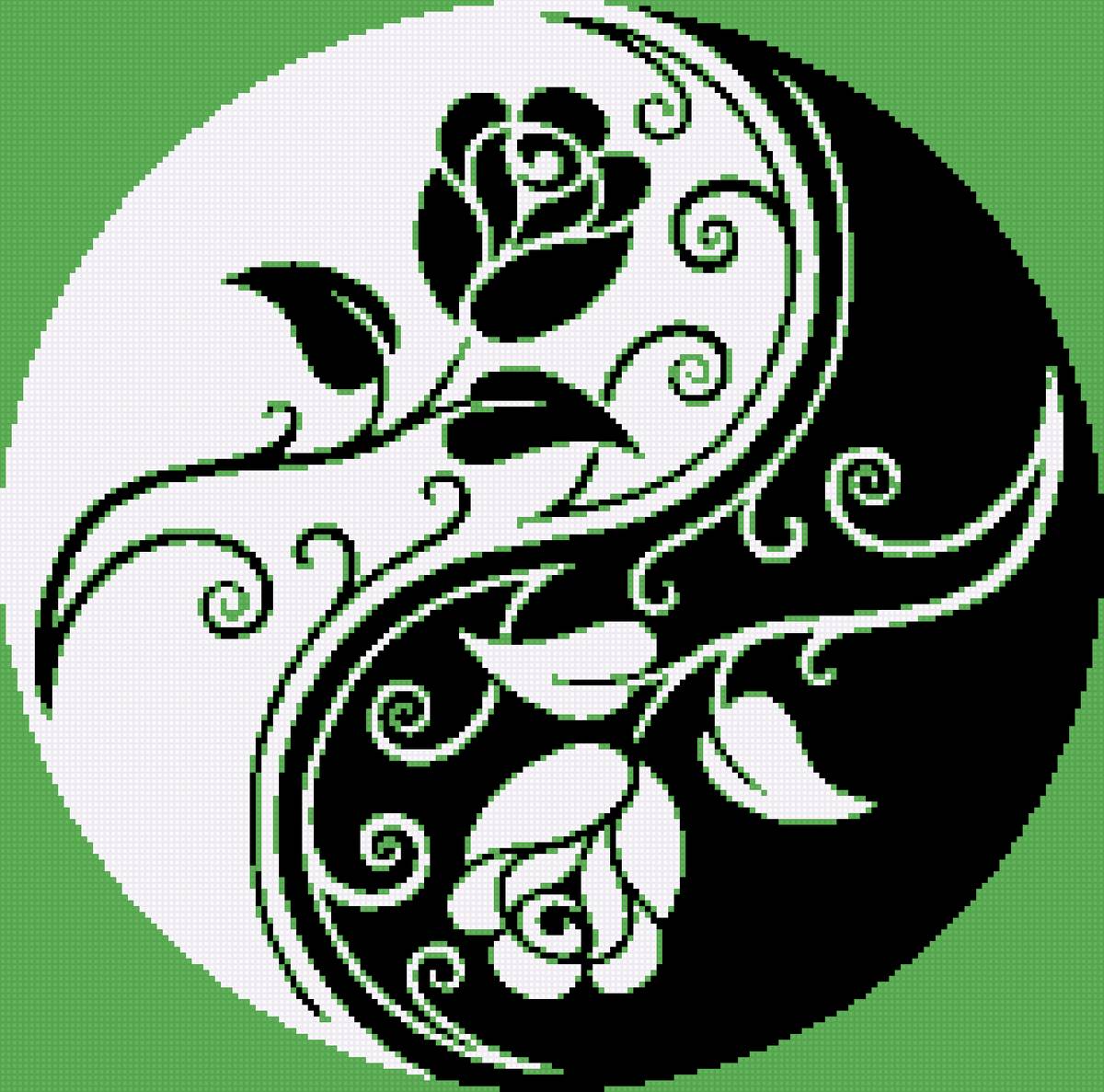 инь янь розы - инь янь - предпросмотр