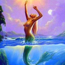 Схема вышивки «русалка 1»