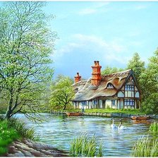 весенний пейзаж