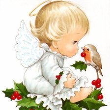 Схема вышивки «ангелочек»