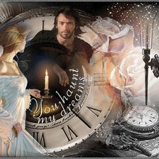 Схема вышивки «любовь это время»