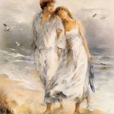 Схема вышивки «двое»