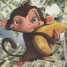 Схема вышивки «год обезьяны»