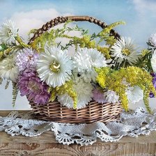 Схема вышивки «цветы»