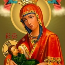 Схема вышивки «Икона для зачатия»