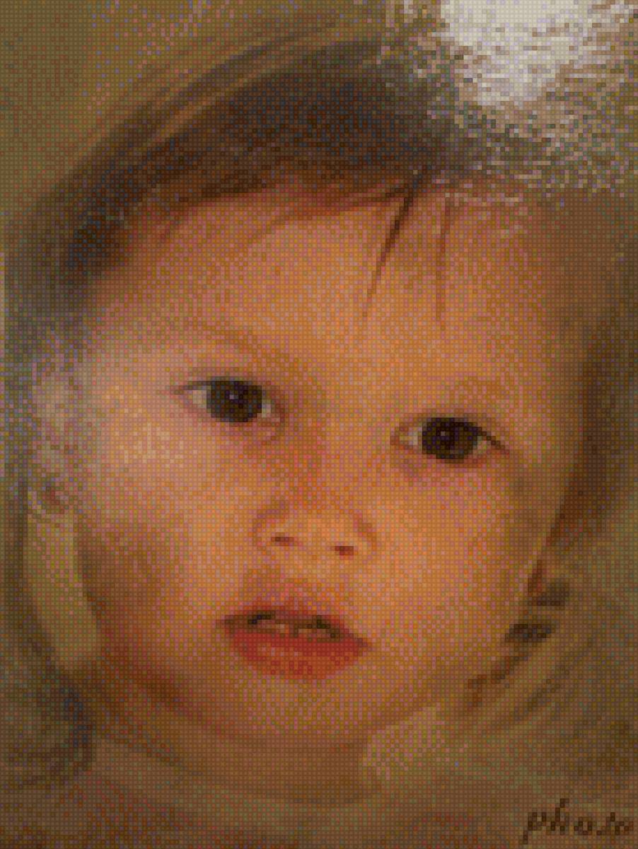 Внученька - портрет - предпросмотр