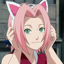 Схема вышивки «Сакура Харуно»