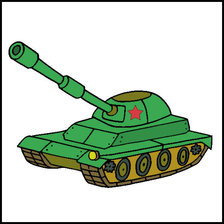 Схема вышивки «23 февраля»