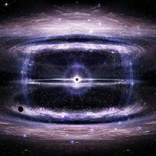 Схема вышивки «черная дыра»