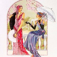 Схема вышивки «дамы»