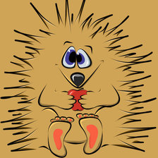 Схема вышивки «Ёжичек»