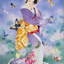 Схема вышивки «ГЕЙША»